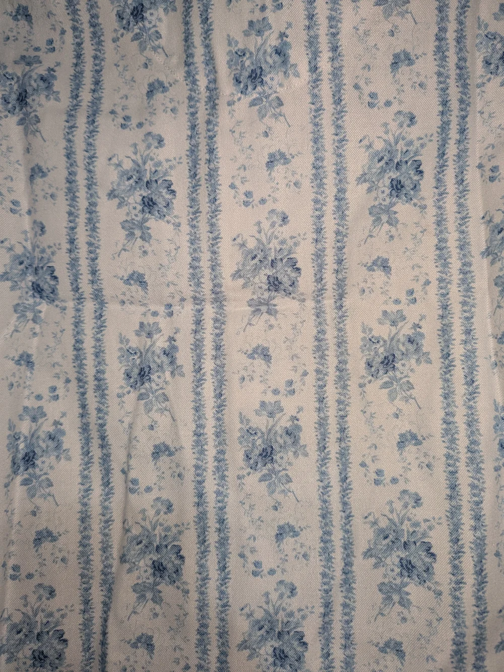 Ralph Lauren Light Blue Floral Stripe Short Pajama Set